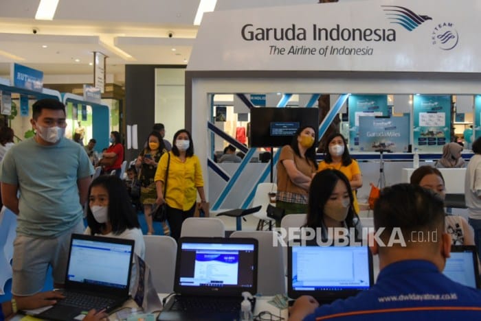 Garuda Travel Fair 2024 Jakarta booth maskapai lain