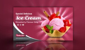 Contoh Banner Ice Cream 2024