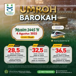 Paket Umroh 2024 dari Malang dengan Hotel Bintang 4