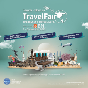 Daftar maskapai penerbangan yang ikut Garuda Travel Fair Oktober 2024