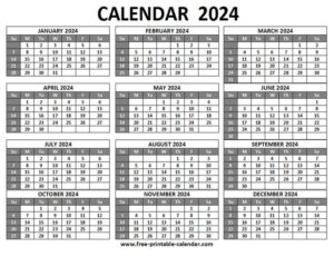 Kalender 2024