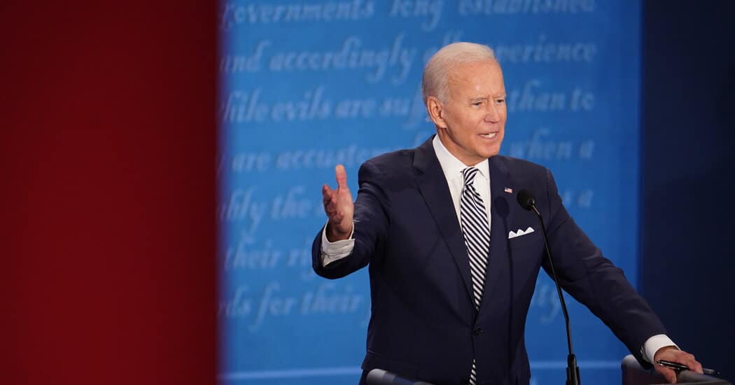 Joe Biden Leaving Debate