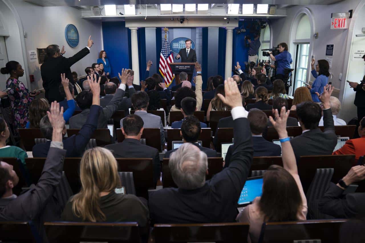 Press Conference At White House Today