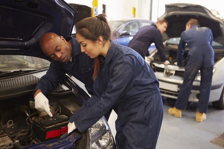 Students auto school high technology national mechanic technicians competition 1st york take place longisland greater america top