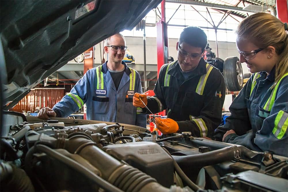 Students auto school high technology national mechanic technicians competition 1st york take place longisland greater america top