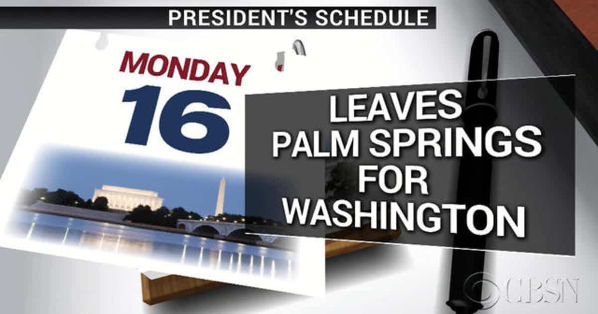 President Schedule This Week