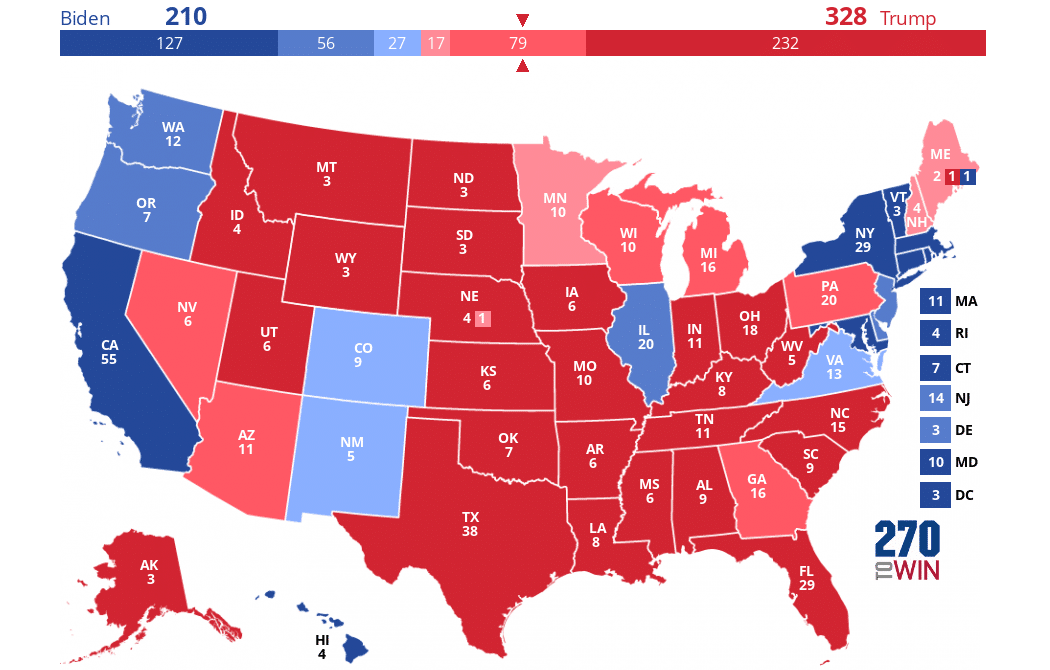 Primaries presidential majorities