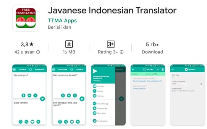 Google translate b jawa krama 2024