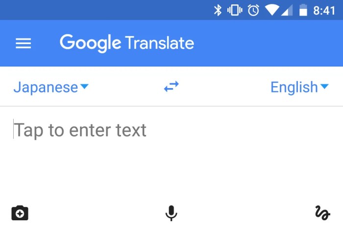 Google translate english and japanese 2024